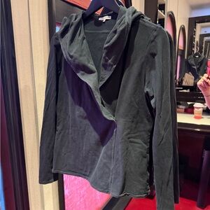 James Perse Charcoal Hoodie Soft Material size 3